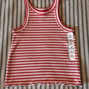 NWT Cat & Jack Striped Tank Top 4T